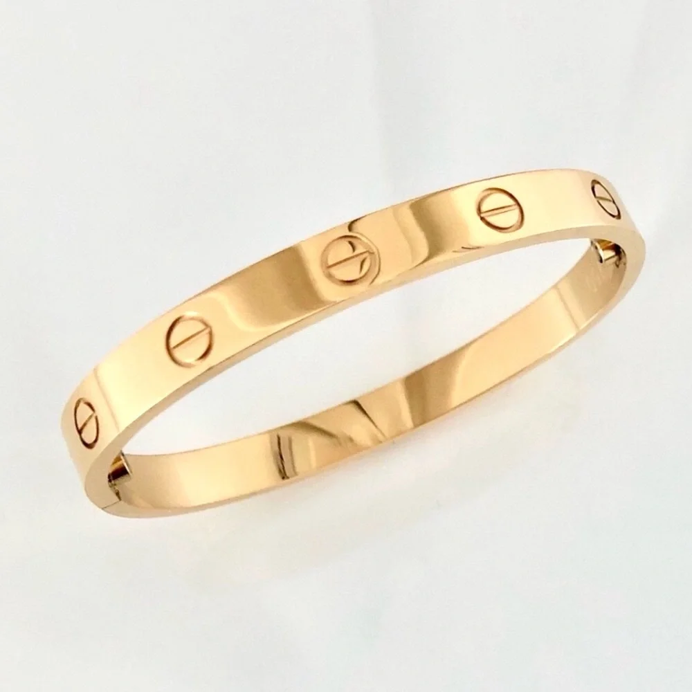 Gold Screw Classic Model Bracelet